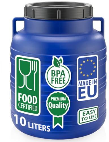 Sterk Plast Fass, Durchmesser 24 cm, Fassungsvermögen 10 Liter