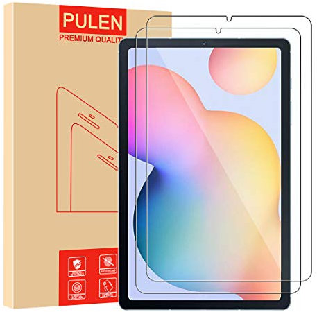 PULEN [2 Pack Pellicola Protettiva per Samsung Galaxy Tab S6 Lite 10.4 Pollici (2020/2022), in Vetro temperato di Alta qualità [Senza Bolle] [Anti-Impronte] HD Resistente ai Graffi