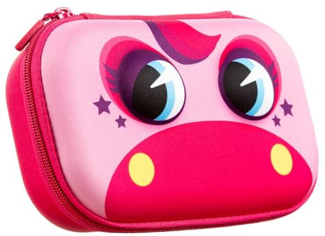ZIPIT Pony Federmäppchen für Kinder | Federmäppchen für die Schule | Organizer Federmäppchen | großes Fassungsvermögen (Rosa)