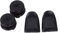 Replacement L2 R2 Trigger Extenders Buttons Thumbstick Caps Protector Joystick Caps for PS4 Controller (Black)