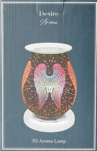 Lesser & Pavey Desire Aroma Wax Melt Burner -Scented -Shaped Touch Lamp with Gorgeous Night Light &Glitter Star Romantic Decorations-Ideal Home/Living Room and Office Decor Accessory