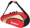 LONTG Badmintontasche für 3-6 Schläger Tragbare Schlägertasche Umhängetasche Große Kapazität Badminton Racketbag mit Schuhtasche Multifunktionale Sporttasche Schlägerhülle für Badminton Tennis Squash