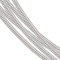 BENECREAT 1mm French Bullion Wire Silber Spiral Kupferdraht mit Aufbewahrungsbox für Stickerei Perlen und Kleidung Dekoration