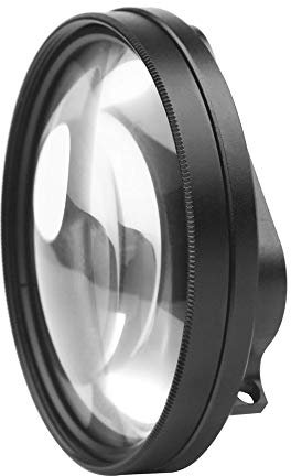 Camnoon 58mm Macro-Objektiv 10-fache Vergrößerung für Gopro Hero 7 Black 6 5 Schwarz Wasserdichtes Etui für GoPro Zubehör