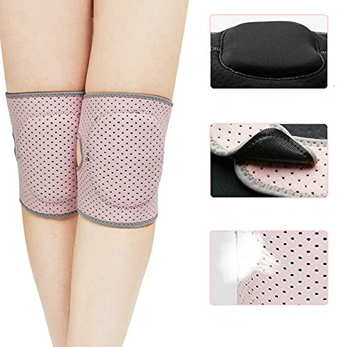 UKKO Ginocchiere 1 Paio di Signore per Bambini Ginocchiere Danza Yoga Tennis Ginocchiere per Il Ginocchio Sportivo Ginocchiere per Bambini Imbottiti in Spugna per Bambini-Pink,L