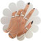 Aneneiceera Boho Finger Ring Armband Schichtung Silber Hand Kette Sklave Finger Ring Armband Armreif Braut Handstück Hand Harness Schmuck Für Frauen Und Mädchen