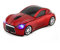 LIKE SHOW Souris sans Fil en Forme de Voiture de Course, Souris Ordinateur avec 2.4G USB Récepteur, Cool Optique Souris sans Fil pour Ordinateur Portable PC Gaming Office,1600DPI, Cadeaux, Rouge1