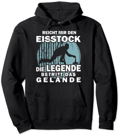 Reicht mir den Eisstock Stockschützen Pullover Hoodie