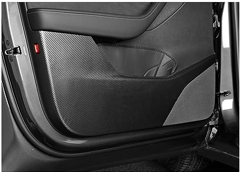 Aufkleber Für Autotüren Für Tesla Model3/Y Autotür-Anti-Kick-Aufkleber Kratzfeste Post-Autotür-Dekorationen (Color : Black 3 Model 3)