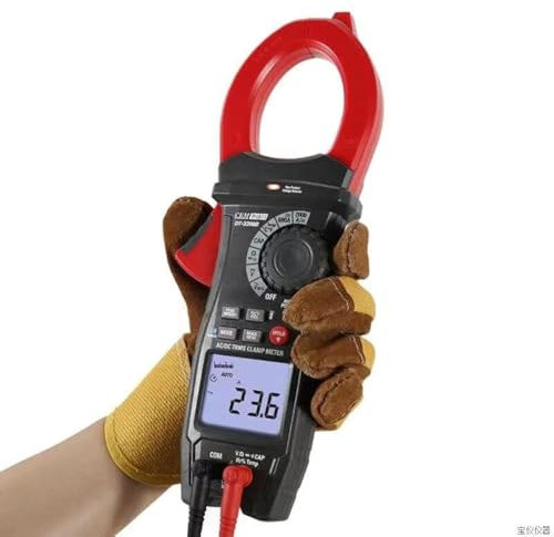 GuliTech Current clamp meter CEM DT-3398B 6000 counts 1000v 2000A AC/DC Clamp Meter, True RMS, Flashlight, NCV, Bluetooth(DT-3398B)