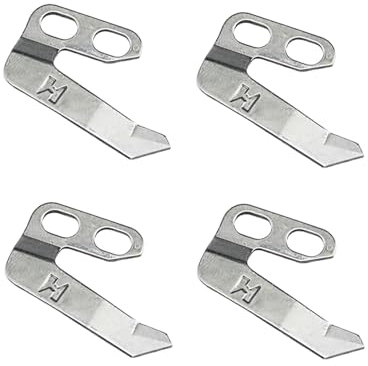 Lot de 4 couteaux fixes pour machines à coudre JUKI DDL-9000, 8500-7, 8700-7, 5550N-7, lame de coupe de fil D2406-555-DOH
