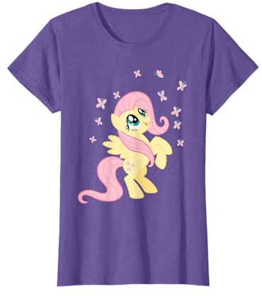 My Little Pony Fluttershy Surrounded by Butterflies T-Shirt