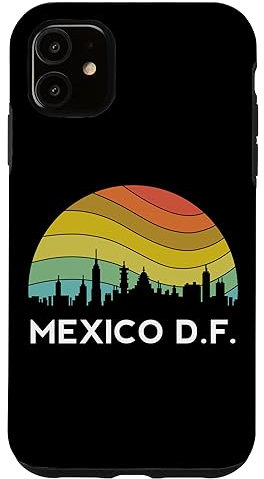 Hülle für iPhone 11 Retro Mexiko DFG Mexikanischer Peso Ciudad District Federal Guey