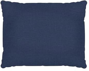 POKAR Rückenkissen Stuhlkissen Rückenlehne für Stuhl Rattanmöbel Gartenmöbel Kissen Outdoor Rückenpolster Lounge Polster 50x40x15 cm, Dunkelblau