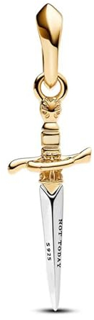 MITSOKU Schwert Charm for 925 Sterling Silver für Frauen Armbänder & Halsketten Dangle Anhänger für Weihnachten Valentinstag Muttertag Schmuck Geschenke