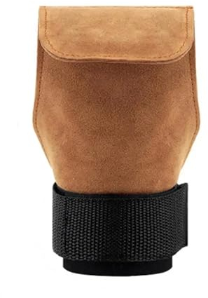 WLTYSM Manique Gym Gants de Musculation légers avec Coussinet de poignée, imperméables, Protection des Mains, Gants de poussée à Barre Horizontale utiles (Color : Brown)