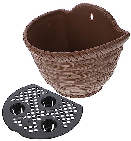 ANDRESLAD Jardinière Murale Imitation Pot Suspendu pour Plantes Décoration Intérieure Et Extérieure pour Fleurs Plantes Succulentes Et Cactus