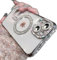 Sitthyw Glitzer Hülle für iPhone 15 Pro [Kompatibel mit Mag-Safe] Transparent Handyhülle mit Bling Sparkly Diamant für Mädchen Magnetische Schutzhülle Weiche TPU Bumper Stoßfest Case, Silber