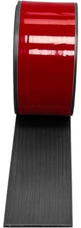 PVC Floor Transition Strip Self-Adhesive - Laminate Flooring Threshold Profile for Tile Edge Trim (Black, 5m*5cm)