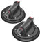 TOOSOAR Profi-Vakuumsaugheber 8 Zoll (20cm) 2er-Set - 200kg Tragkraft für Glas, Fliesen & Marmor - Industrie-Saugnäpfe mit ergonomischem Griff