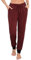 Vlazom Pantalon de Pyjama Femme Longs Pyjama Femme Pantalon à Carreaux Doux Bas de Pyjama avec Poches，B Rouge/Noir，S