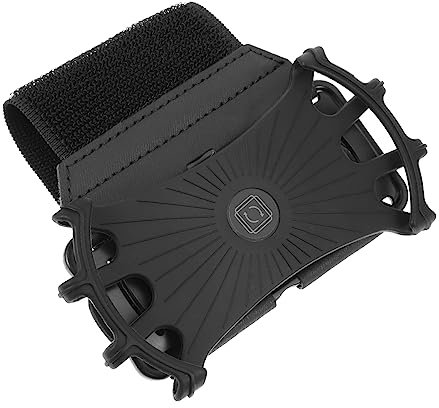 Mikinona Fahrrad-handyhalterung Drehbar Für Radfahren Handy-handschlaufen Navigationsgriff Fahrrad-handyhalter Einfach Zu Bedienen Schutz Für Mobiltelefon