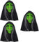 KOMBIUDA 3St Hexenmaske Halloween-Gruselmaske für Erwachsene Leistungsmasken halloween maske party dekoration Haarmaske Halloween-Maske Masken für Halloween Halloween-Kostümmaske Emulsion