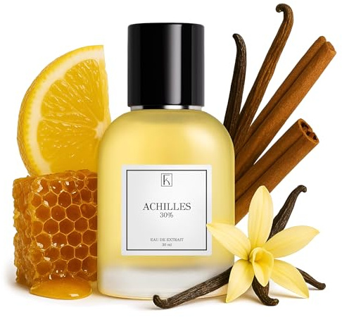 KAZAAR - ACHILLES - 30ml - Extrait de Parfum für Herren - Elegante Duftnoten von süßen Blüten & Gewürzen - mit 30% Duftöl-Anteil bis zu 12h lang anhaltender Duft - aus Schweizer Manufaktur