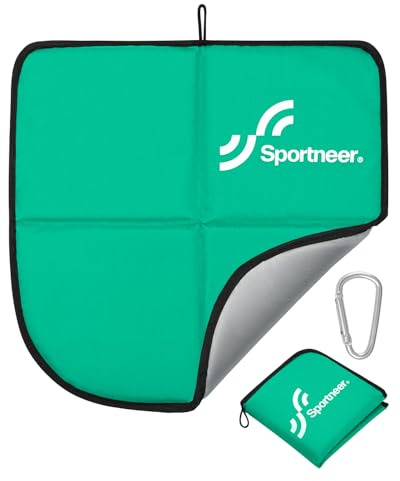 Sitzkissen Wandern Outdoor Faltbar Schutz vor Kälte, Schmutz und Nässe | Faltbares Sitzkissen Thermokissen für Unterwegs, Wetterfest Sitzunterlage Camping Gadgets Zubehör für Camping Stadion