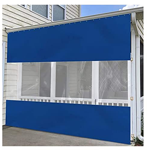 Tenda trasparente impermeabile per porta, per officina e lavaggio auto, multifunzione, divisorio scorrevole (1,9 x 2,2 m)