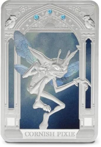 Cornish Pixie Harry Potter Magical Creatures 1 Oz Moneda Plata 2$ Niue 2025