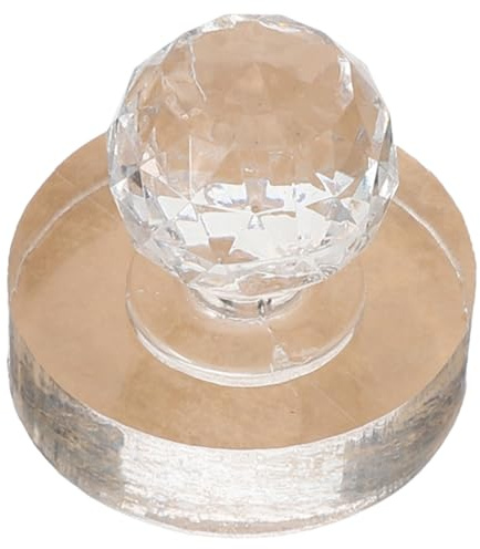 PartyKindom Lidschattenstempel aus Acryl Tragbares Rundes Spenderwerkzeug für Lidschattenpaletten Vielseitiges Kosmetikwerkzeug für Präzises Augen Make Up und Selbstgemacht Lidschatten