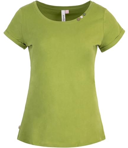 Ragwear Fllorah GOTS Top Damen (DE/NL/SE/PL, Alphanumerisch, L, Regular, Regular, Pistachio)