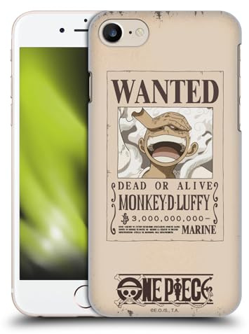 Head Case Designs Officially Licensed One Piece Luffy Gear 5 Poster Graphic Art Hard Back Case Compatible With Apple iPhone 7/8 / SE 2020 & 2022
