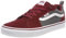 Vans FILMORE SUEDE/CANVAS, Jungen Niedrig, Rot ((Suede/Canvas) Cabernet/Pewter T2m), 31 EU (13 UK)