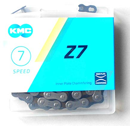 KMC Fahrradkette Z 7 1/2 x 3/32 114 Glieder passend für Ketten-Schaltsysteme bis 21 Gang