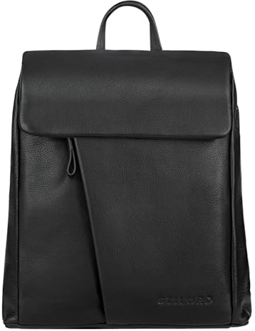 STILORD 'Anita' Lederrucksack Damen Klein Vintage City Rucksack Daypack für iPad 9.7 Zoll Rucksackhandtasche Shopping Freizeit aus Echtem Leder