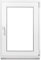 Premium Kellerfenster Von Fenstiger - Kunststofffenster Weiß BxH 800 x 1000 mm - Garagenfenster/Gartenhaus Fenster BxH 80 x 100 cm 2-fach Verglast - Din Rechts-Funktion Dreh Kipp Fenster-Alle Größen