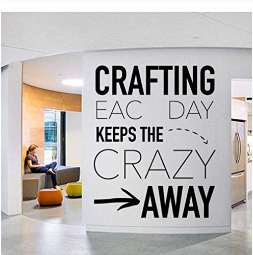 Citations Bureau Stickers Muraux Art Stickers Muraux Home Décors Chambre Artisanat Jour Garde Fou 42 * 31 Cm