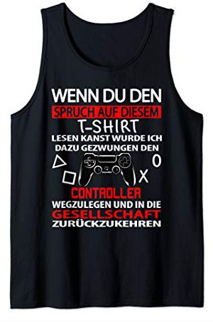 Gamer Zocker Games Pc - Lustiges Gaming Spruch Tank Top