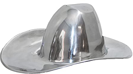 Antikas - Obstschale, Oval, Aluminium, glänzend, Hutform