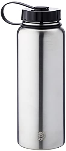 Origin Outdoors Unisex – Erwachsene WH-Edelstahl Trinkflasche, Matt, 1 L