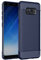 JETech Dünne Hülle für Samsung Galaxy S8, Dünne Handyhülle mit Stoßdämpfung und Kohlefaser Design (Blau)