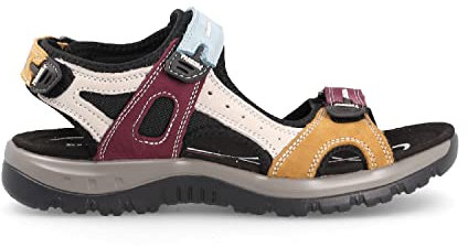 PAREDES - Sandalia Piel Banyotes - Gris - Lila - Talla 40