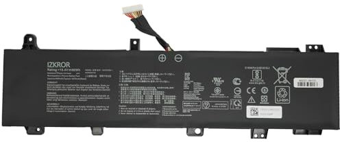 IZKROR C41N1906-1 90Wh Akku Ersatz für ASUS TUF Gaming A15 FA506 FA506II FA506QR 2021 F15 FX506 FX506H FX506L A17 FA706 FA706II FA706IU Serie Laptop B0B200-00 362000-00 0B200-03590000 15.4 V