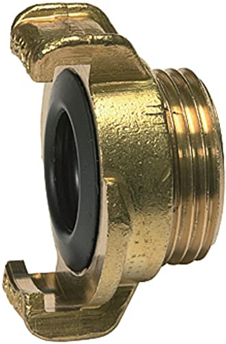 Geka Raccord de tuyau de jardin 40 mm avec filetage extérieur G 1/4, 40 mm