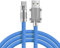 cablecc Type A USB-A to USB-C Liquid Silicone Ultra Soft 120W Power USB2.0 Data Blue Cable Fast Charge for Laptop Tablet Phone 100CM