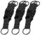 MiOYOOW 3 STÜCKE Taktische karabinerhaken schaukel Multifunktions Nylon Gürtelkarabiner mit Schlüsselring Rucksack Taktische Schnalle für Outdoor Sportgeräte Wasserflaschen Rucksack