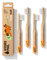Hydrophil 4x Kinderzahnbrüsten extra weich aus Bambus, mit der Maus von Sendung mit der Maus, Bambuszahnbürste für Kinder, runder Griff, Zahnbürste Kinder ab 3 Jahren, Kids Toothbrush