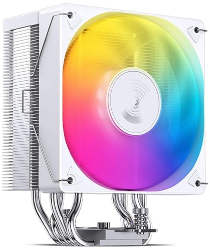 Jonsbo CR-1000 EVO ARGB CPU-Kühler, 1 cm, weiß, für Desktop & Laptop